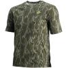 SCENTBLOCKER Scent Blocker Fused Cotton Lightweight Short-Sleeve Camo Hunting Shirt for Men(Mo Bottomland Original)