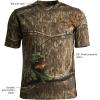 SCENTBLOCKER Scent Blocker Fused Cotton Lightweight Short-Sleeve Camo Hunting Shirt for Men(Mo Country Roots)