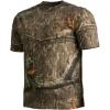 SCENTBLOCKER Scent Blocker Fused Cotton Lightweight Short-Sleeve Camo Hunting Shirt for Men(Mo Country Roots)