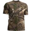 SCENTBLOCKER Scent Blocker Fused Cotton Lightweight Short-Sleeve Camo Hunting Shirt for Men(Rt Apx)