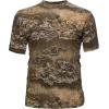 SCENTBLOCKER Scent Blocker Fused Cotton Lightweight Short-Sleeve Camo Hunting Shirt for Men(Rt Excape)