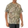 Mossy Oak Camo Hunting Short Sleeve Shirt for Men – Lightweight Performance Stretchable Tee with 4-Way Stretch & Cooling Tech(Country Dna)