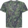 Mossy Oak Camo Hunting Short Sleeve Shirt for Men – Lightweight Performance Stretchable Tee with 4-Way Stretch & Cooling Tech(Full Foliage)