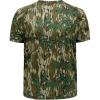 Mossy Oak Camo Hunting Short Sleeve Shirt for Men – Lightweight Performance Stretchable Tee with 4-Way Stretch & Cooling Tech(Greenleaf)