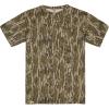 Mossy Oak Mens Camo Hunting Shirt Short Sleeve Cotton(Original Bottomland)