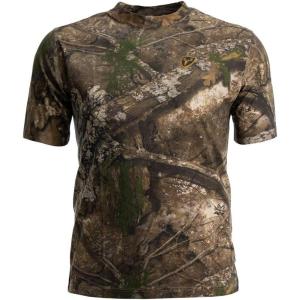 SCENTBLOCKER Scent Blocker Fused Cotton Lightweight Short-Sleeve Camo Hunting Shirt for Men(Rt Apx)