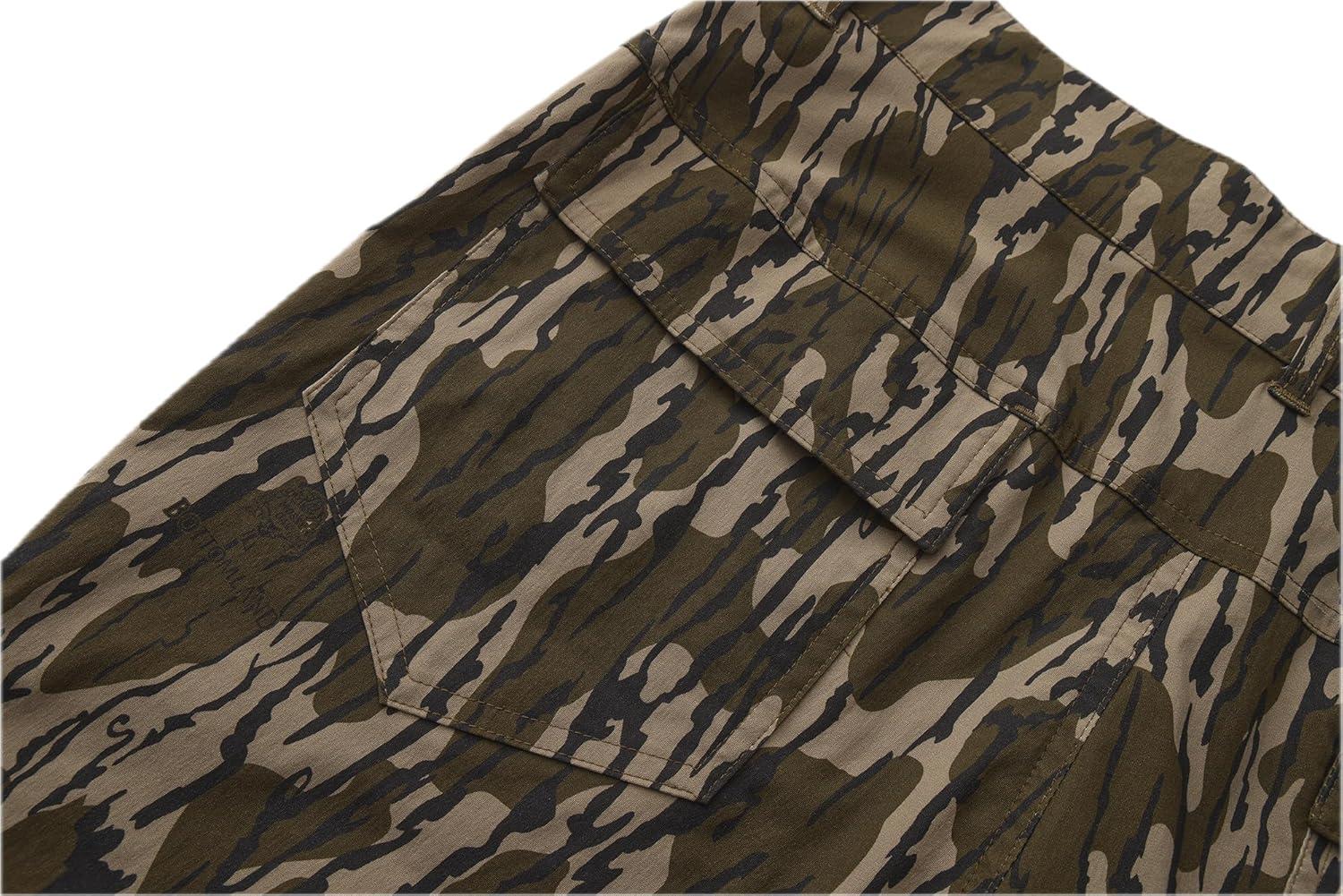 image:imageNorth Mountain Gear Advantis Lightweight Hunting Pants 95 Nylon 5 Spandex Side Vents Mossy Oak CamoBottomland