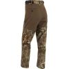 Drake Waterfowl Men’s Non-Typical Endurance Soft Shell Durable Fleece Lined Camo Mid Season Hunting Pants with Scent Control(Mossy Oak Country Roots)