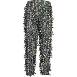 Mossy Oak Camo Men’s Leafy Hunting Pants with Pockets(Greenleaf)