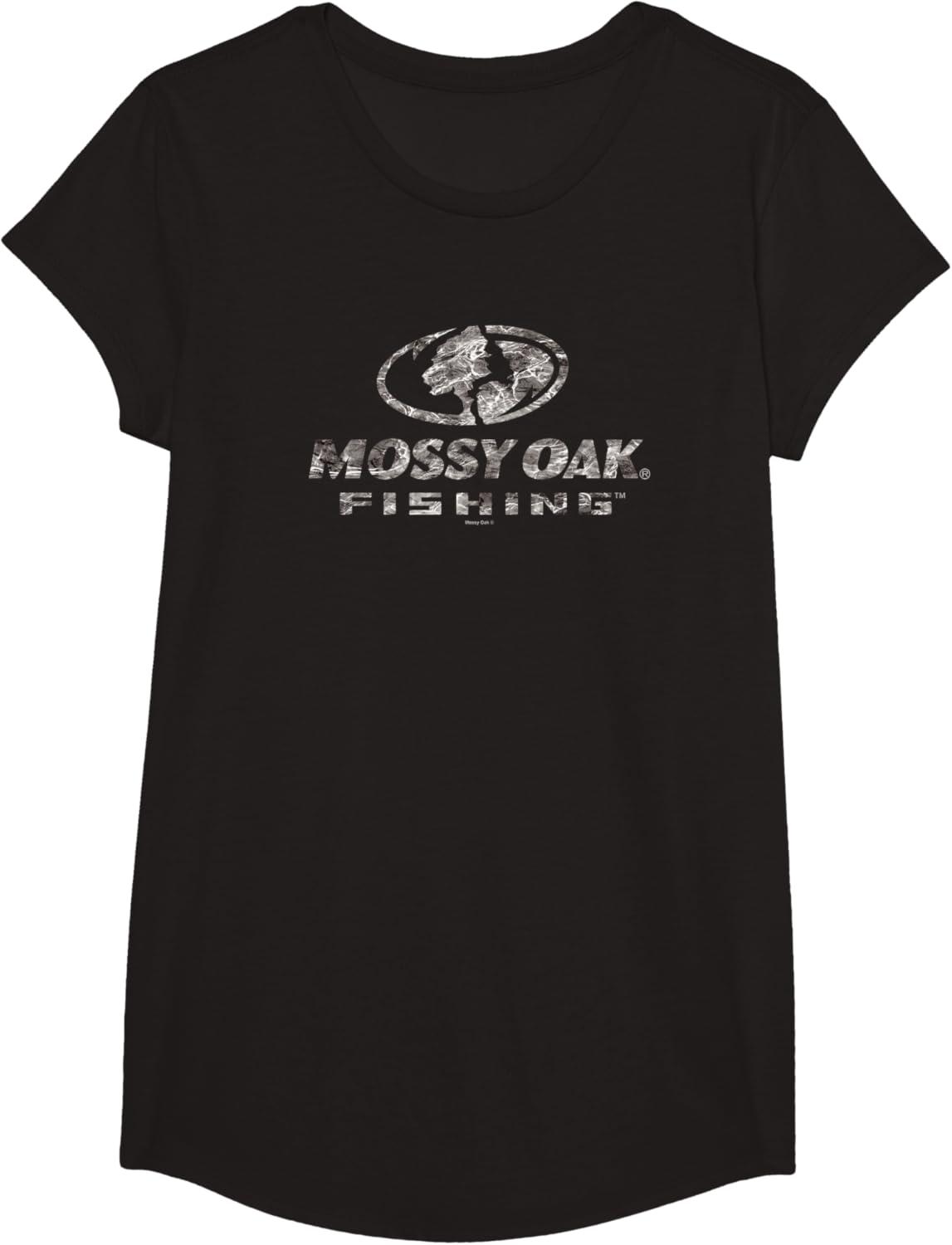 image:imageMossy Oak Fishing Open Water Classic Dark Grey Logo TShirtBlack
