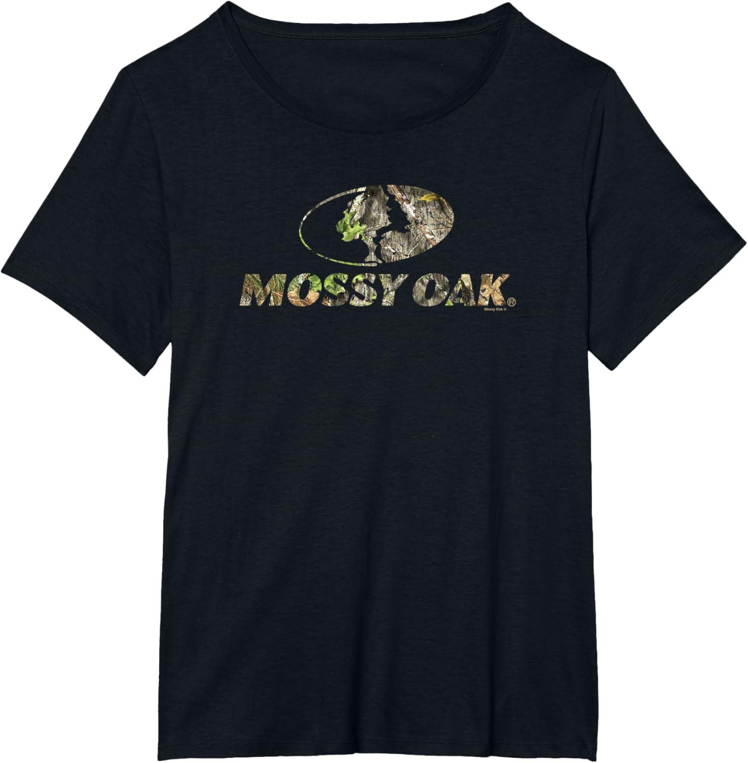 image:imageMossy Oak Nature Camouflage Classic Outdoors Logo TShirtBlack