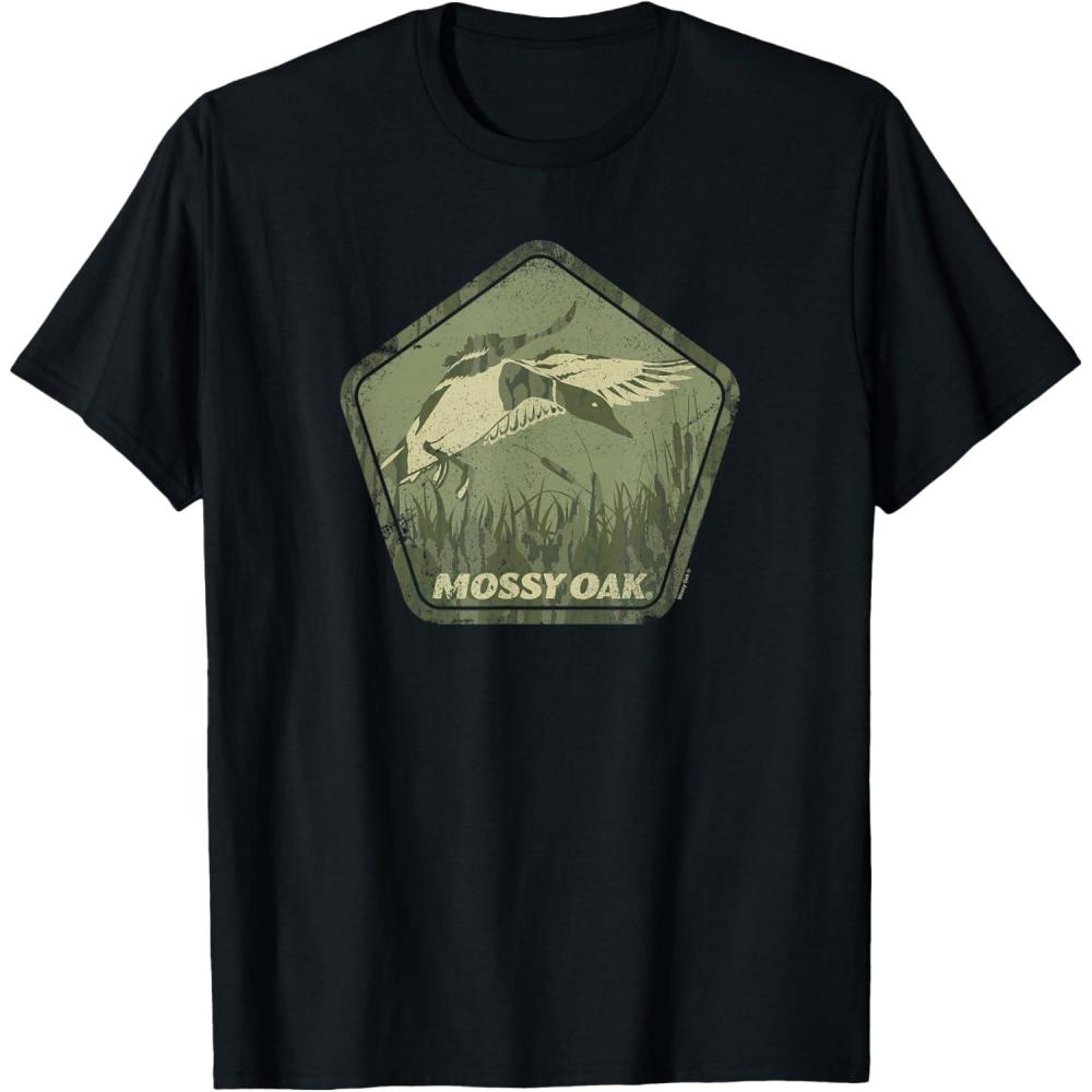 image:imageMossy Oak Hunting Vintage Duck Target Logo TShirtBlack