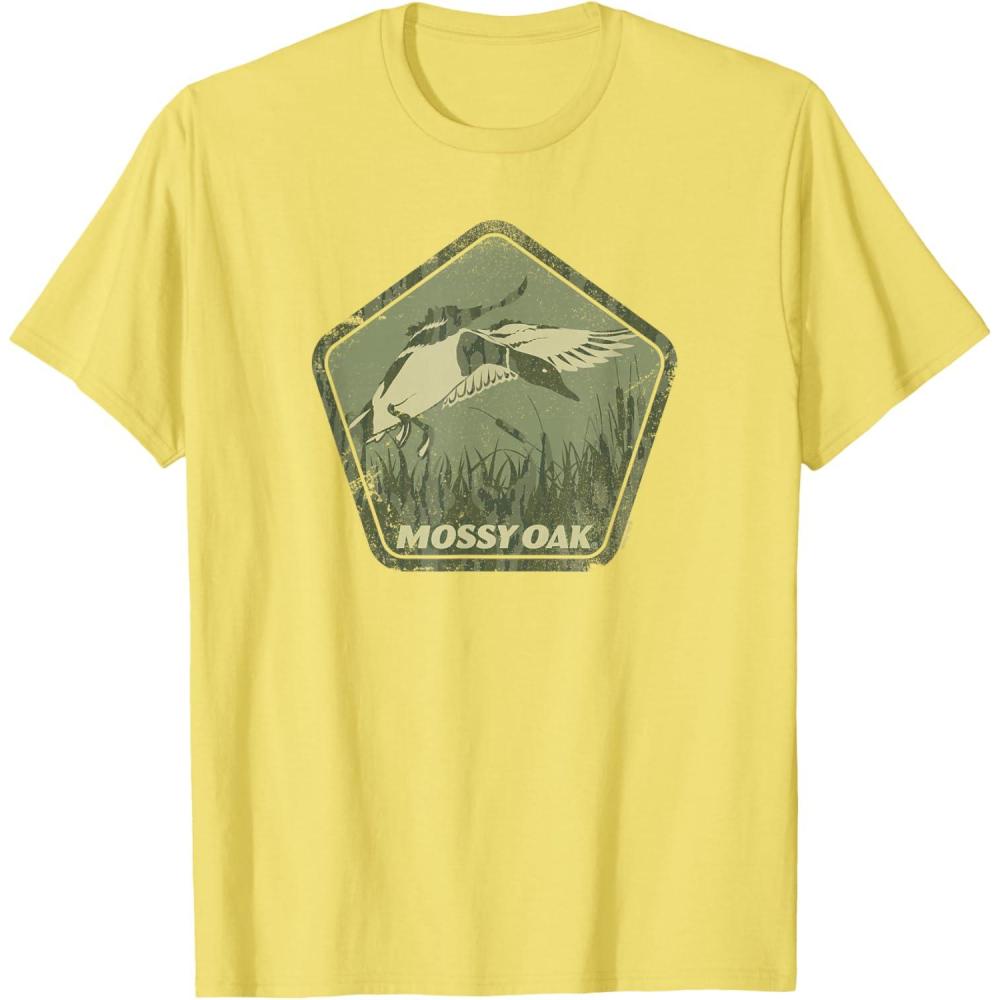 image:imageMossy Oak Hunting Vintage Duck Target Logo TShirtLemon Yellow