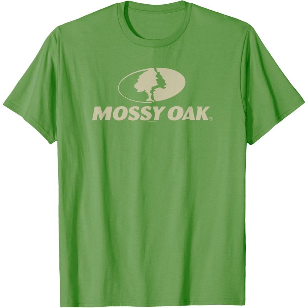 image:imageMossy Oak Large Tan Logo TShirtGrass Green