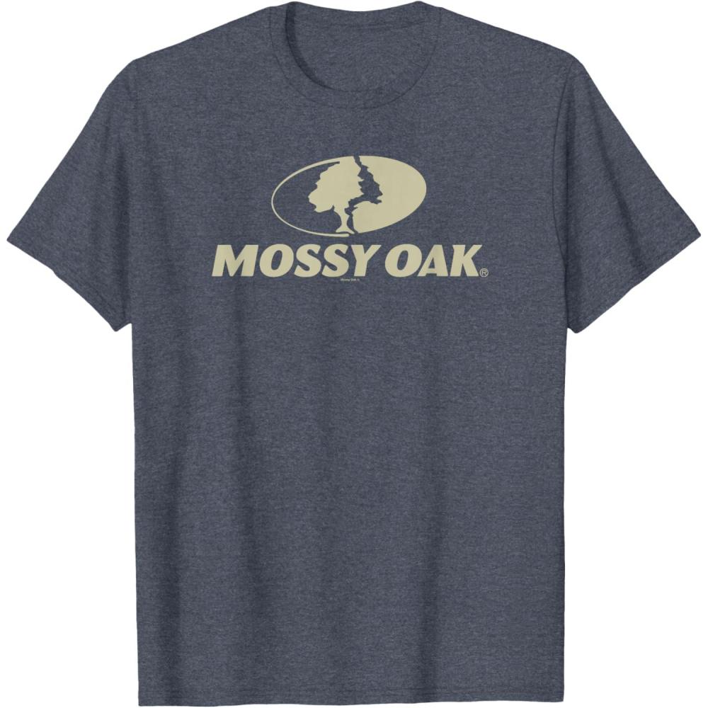 image:imageMossy Oak Large Tan Logo TShirtHeather Blue