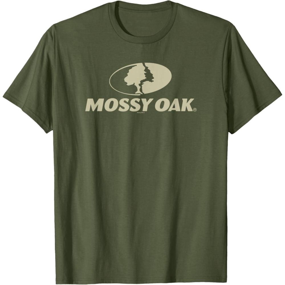 image:imageMossy Oak Large Tan Logo TShirtOlive Green