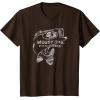 Mossy Oak Fishing Bass Open Water Classic Grey Logo T-Shirt(Brown)