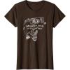 Mossy Oak Fishing Bass Open Water Classic Grey Logo T-Shirt(Brown)
