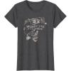 Mossy Oak Fishing Bass Open Water Classic Grey Logo T-Shirt(Dark Heather Grey)