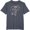 Mossy Oak Fishing Bass Open Water Classic Grey Logo T-Shirt(Heather Blue)