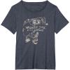 Mossy Oak Fishing Bass Open Water Classic Grey Logo T-Shirt(Heather Blue)