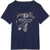 Mossy Oak Fishing Bass Open Water Classic Grey Logo T-Shirt(Navy Blue)