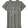 Mossy Oak Fishing Bass Open Water Classic Grey Logo T-Shirt(Olive Heather)