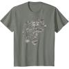 Mossy Oak Fishing Bass Open Water Classic Grey Logo T-Shirt(Olive Heather)