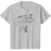 Mossy Oak Fishing Bass Open Water Classic Grey Logo T-Shirt(Silver Grey)
