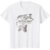 Mossy Oak Fishing Bass Open Water Classic Grey Logo T-Shirt(White)