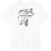 Mossy Oak Fishing Bass Open Water Classic Grey Logo T-Shirt(White)