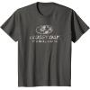 Mossy Oak Fishing Open Water Classic Dark Grey Logo T-Shirt(Asphalt Grey)