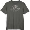 Mossy Oak Fishing Open Water Classic Dark Grey Logo T-Shirt(Asphalt Grey)