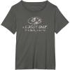 Mossy Oak Fishing Open Water Classic Dark Grey Logo T-Shirt(Asphalt Grey)