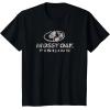 Mossy Oak Fishing Open Water Classic Dark Grey Logo T-Shirt(Black)