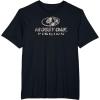 Mossy Oak Fishing Open Water Classic Dark Grey Logo T-Shirt(Black)