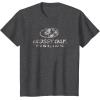 Mossy Oak Fishing Open Water Classic Dark Grey Logo T-Shirt(Dark Heather Grey)