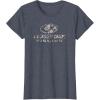 Mossy Oak Fishing Open Water Classic Dark Grey Logo T-Shirt(Heather Blue)
