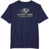 Mossy Oak Fishing Open Water Classic Dark Grey Logo T-Shirt(Navy Blue)