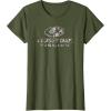 Mossy Oak Fishing Open Water Classic Dark Grey Logo T-Shirt(Olive Green)
