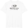 Mossy Oak Fishing Open Water Classic Dark Grey Logo T-Shirt(White)