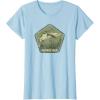 Mossy Oak Hunting Vintage Duck Target Logo T-Shirt(Baby Blue)