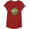 Mossy Oak Hunting Vintage Duck Target Logo T-Shirt(Cranberry Red)