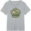 Mossy Oak Hunting Vintage Duck Target Logo T-Shirt(Heather Grey)