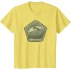 Mossy Oak Hunting Vintage Duck Target Logo T-Shirt(Lemon Yellow)