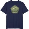 Mossy Oak Hunting Vintage Duck Target Logo T-Shirt(Navy Blue)