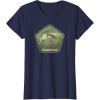 Mossy Oak Hunting Vintage Duck Target Logo T-Shirt(Navy Blue)