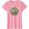 Mossy Oak Hunting Vintage Duck Target Logo T-Shirt(Pink)