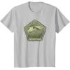 Mossy Oak Hunting Vintage Duck Target Logo T-Shirt(Silver Grey)