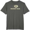Mossy Oak Large Tan Logo T-Shirt(Asphalt Grey)
